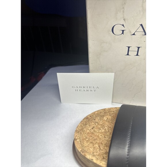 Gabriela Hearst Striker Platform Sandal Black Leather Cork with Bag EU44 11 $690 - Picture 5 of 13